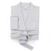 Authentic Hotel and Spa Gray 100% Turkish Cotton Smyrna Monogrammed Luxury Robe