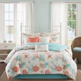 Madison Park Pacific Grove 7 Piece Cotton Sateen Comforter Set