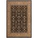 Kafkaz Peshawar Ossie Black/Tan Hand-Knotted Rug (8'2 x 9'9) - 8 ft. 2 in. x 9 ft. 9 in. - 8 ft. 2 in. x 9 ft. 9 in.