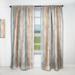 Carson Carrington Tangsatter 'Grunge Line' Modern Curtain Single Panel