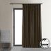 Exclusive Fabrics Signature Extra Wide Java Velvet Blackout Curtain (1 Panel) - Luxurious Blackout Drapery for Elegant Décor