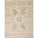 Noori Rug Peshawar Milton Ivory/Lt. Green Rug - 7'10 x 10'0