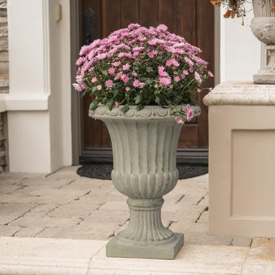 Antique Green Italian 26-inch Urn Planter by Christopher Knight Home