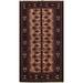 Geometric Tribal Balouch Afghan Oriental Wool Area Rug Hand-knotted - 3'4" x 5'9"