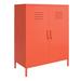 The Novogratz Cache 2 Door Metal Locker Storage Cabinet