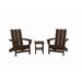 Wyndtree 3-pc. Modern Adirondack Chairs with Side Table