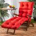 Driftwood 72-inch Outdoor Red Chaise Lounger Cushion by Havenside Home - 22"w x 72"l