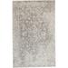 Michener Distressed Ornamental Wool Rug, Beige/Natural Tan