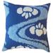 Panchali Ikat Throw Pillow Lapis