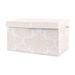 Blush Pink and White Damask Girl Kids Fabric Toy Bin Storage - for the Amelia Collection