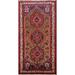 Geometric Tribal Persian Hamedan Wool Area Rug Hand-knotted Carpet - 3'4" x 5'7"