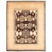 ECARPETGALLERY Hand-knotted Peshawar Finest Ottoman Brown Wool Rug - 7'11 x 10'2