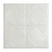 Great Lakes Tin Erie Matte White 2-foot x 2-foot Nail-Up Ceiling Tile