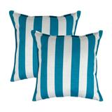 Thread and Weave Clearfield Blue 20-inch Outdoor Pillow (Set of 2)