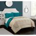 Casa 7pc Solid Reversible Comforter Set