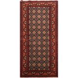 Geometric Tribal Afghan Balouch Oriental Wool Area Rug Hand-knotted - 3'1" x 6'0"