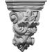 6 1/4"W x 2 7/8"D x 8 1/4"H Leaf Bunch Corbel