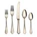 Dolce Vita Champagne 5-piece Stainless Steel w/PVD Titanium Coating Flatware Set