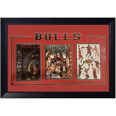 Bulls Michael Jordan, 20x32, 3 Photo Black Framed, MVP