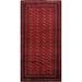 Geometric Turkoman Persian Area Rug Wool Hand-knotted Foyer Carpet - 3'9" x 6'10"