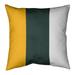 Green Bay Green Bay Football Stripes Pillow-Cotton Twill