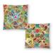 Tessellation I and Tessellation Ii - Set of 2 Decorative Pillows