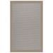 Capel Zoe Platinum Sisal Rectangle Tufted Area Rug