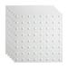 Fasade Dome Decorative Vinyl 2ft x 2ft Lay In Ceiling Tile in Matte White (5 Pack)