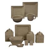 HiEnd Accents Savannah Western Dinnerware & Canister Set, 24PC