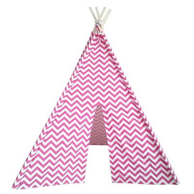 Modern Home Children's Canvas Tepee Set with Travel Case