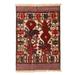 ECARPETGALLERY Hand-knotted Tajik Caucasian Red Wool Rug - 4'2 x 5'11