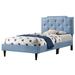 LYKE Home Delran Blue Twin Bed-All in one Bed