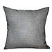 Plutus Oxford Blaze Blue Solid Luxury Outdoor/Indoor Decorative Throw Pillow