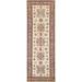 Geometric Kazak Oriental Runner Rug Wool Hand-knotted Staircase Carpet - 2'7" x 8'3"