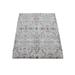 Shahbanu Rugs Gray Wool And Silk Abstract Design Hand Knotted Oriental Rug (2'0" x 3'0") - 2'0" x 3'0"