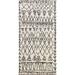 Vegetable Dye Oriental Moroccan Berber Area Rug Handmade Wool Carpet - 5'8" x 9'6"