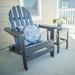 Hawkesbury 2-piece Recycled Plastic Folding Adirondack Chair with Side Table Set by Havenside Home
