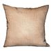Plutus Lush Sepia Off White Solid Luxury Outdoor/Indoor Decorative Throw Pillow