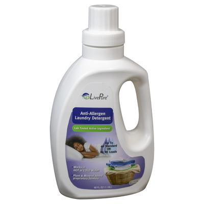 LivePure Anti-Allergen Laundry Detergent, 40 OZ Bottle