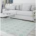 CRISS CROSS DIAMONDS MINT Area Rug by Kavka Designs