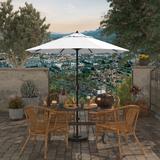North Bend7.5 Foot Crank Lift Auto Tilt Patio Umbrella Outdoor Rated Acrylic Fabric by Havenside Home