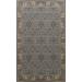 Decorative Silver Washed Traditional Turkish Ziegler Wool Area Rug - 9'10" x 12'10"