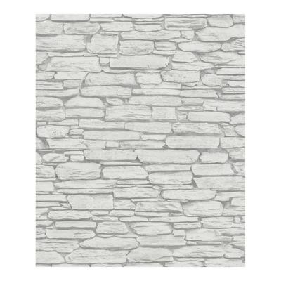 Kamen Light Grey Stone Wallpaper - 20.5 x 396 x 0.025