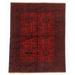 ECARPETGALLERY Hand-knotted Finest Khal Mohammadi Red Wool Rug - 4'11 x 6'6