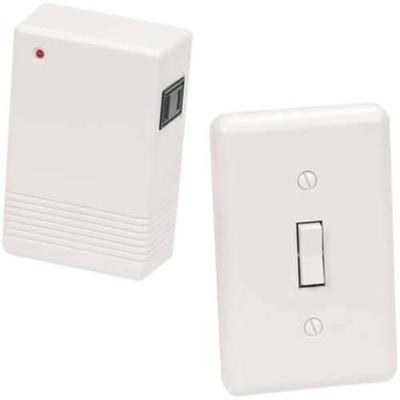 AmerTac Indoor Wireless Wall Mounted Switch & Plug-In Receiver Kit