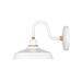 Hinkley Foundry 1-Light Outdoor Wall Mount Lantern in Gloss White