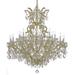 Maria Theresa 25 Light Swarovski Strass Crystal Gold Chandelier - 46'' W x 48'' H