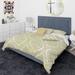 Designart 'Pattern in Eastern Style' Mid-Century Modern Duvet Cover Comforter Set