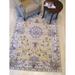 Gold Traditional Oriental Tabriz Rug - 4'11" x 7'10"