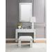 ACME Nysa Vanity Desk, Mirrored & Faux Crystals